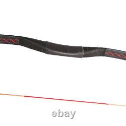 55 Traditional Recurve Bow Mongolian Bow 25-55 lbs for Archery Hunting Shooting