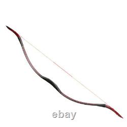 55 Traditional Recurve Bow Mongolian Bow 25-55 lbs for Archery Hunting Shooting