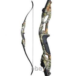 56inch Archery Recurve Bow 30-50lbs 3colors Bows with Spine 500 Carbon Arrow