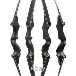 58/60 Archery Takedown Recurve Bow 25-65lbs Right Hand Bow Hunting Target