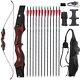 58 Archery Ilf Recurve Bow For Adult Youth Right Hand Takedown Hunting Bow Set