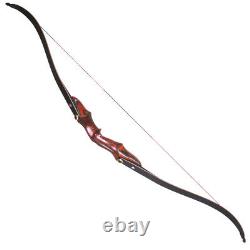 58 ILF Recurve Bow 20-50lbs 15 Riser Takedown Wooden Archery American Hunting