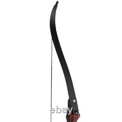 58 ILF Recurve Bow 20-50lbs 15 Wooden Riser Archery Hunting Target Practice