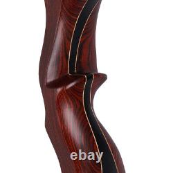 58 ILF Recurve Bow 20-50lbs 15 Wooden Riser Archery Hunting Target Practice