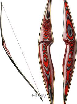 58 Laminated Recurve Bow, Amercian Hunting Bow Archery Bow 20-60Lbs
