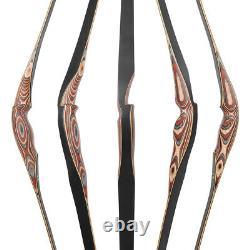 58 Traditional Longbow Triangle Bow Recurve Bamboo Core Limbs Archery Hunting