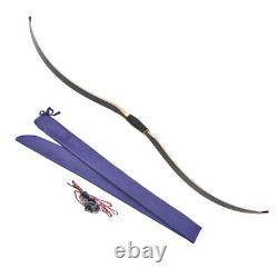 58 Traditional Triangle Bow Recurvebow 15-50lbs Archery Handmade Shoot Hunting