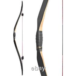 58 Traditional Triangle Bow Recurvebow 15-50lbs Archery Handmade Shoot Hunting