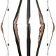 58 Triangle Longbow Traditional Bow 20-50lbs Archery Bamboo Recurve Bow Hunting