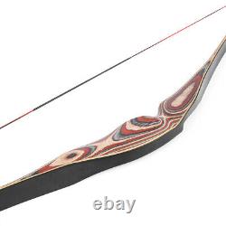 58 Triangle Longbow Traditional Bow 20-50lbs Archery Bamboo Recurve Bow Hunting