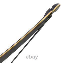 58 Triangle Longbow Traditional Bow 20-50lbs Archery Bamboo Recurve Bow Hunting