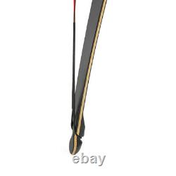 58 Triangle Longbow Traditional Bow 20-50lbs Archery Bamboo Recurve Bow Hunting