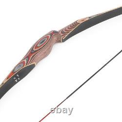 58 Triangle Longbow Traditional Bow 20-50lbs Archery Bamboo Recurve Bow Hunting