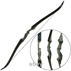60 30-50lb Takedown Recurve Bow Archery Right Hand Longbow Hunting Adult Target