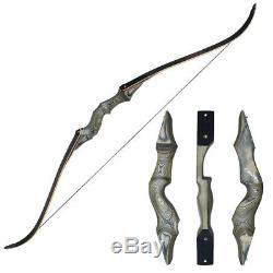 60 30-60lbs Takedown Recurve Bow Archery Right Hand Shoot Outdoor Hunting Adult