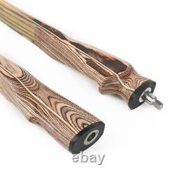 60 62 64 Takedown Longbow 20-50lbs Wood Riser Archery Traditional Bow Hunting