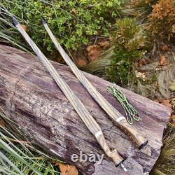 60 62 64 Takedown Longbow 20-50lbs Wood Riser Archery Traditional Bow Hunting