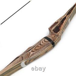 60 62 64 Takedown Longbow 20-50lbs Wooden Riser Traditional Archery Hunting