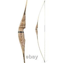 60 62 64 Takedown Longbow 20-50lbs Wooden Riser Traditional Archery Hunting