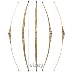 60 62 64 Takedown Longbow Traditional Bow 20-50lbs Archery Hunting Shooting