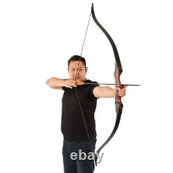 60 Archer Takedown Recurve Bow 30-50lbs&Arrows for Hunting Target Shooting Set