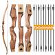 60 Archery 30-50lb Recurve Bow Outdoor Hunting Target Right Hand Adult Shoting