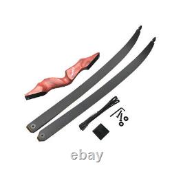 60 Archery 30-60lbs Takedown Recurve Bow America Red Riser Bamboo Core Hunting