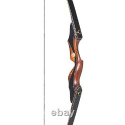 60 Archery American Hunting Recurve Bow and Arrow, Quiver Set Target Shooting