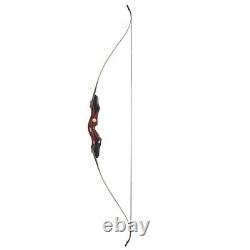 60 Archery Recurve Bow 25-50LB Laminated Limbs Left Hand Outdoor Hunting Target