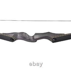 60 Archery Recurve Bow 25-65lbs Takedown Wood Right Left Hand Hunting Target