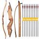 60 Archery Recurve Bow 30-50lbs For Outdoor Hunting Right Hand Adult Shooting