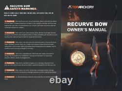 60 Archery Recurve Bow American Bowhunting for Right Hand Hunting TOPARCHERY