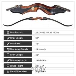 60 Archery Recurve Bow American Bowhunting for Right Hand Hunting TOPARCHERY