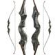 60 Archery Recurve Bow Arrow Set Wood Takedown 20-60lbs American Hunting Target