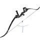 60 Archery Takedown Recurve Bow Set 30-50lbs Arrow Rest Stabilizer Sight Kit Rh