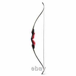 60 Archery Takedown Recurve Bow Wooden Riser 25-60lbs RH Bow Hunting Target