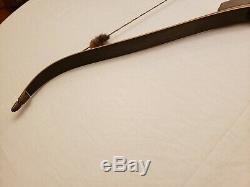 60 Custom Bighorn Co Takedown Recurve bow with extra limbs, signed by Fred Asbell