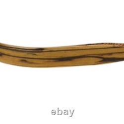 60'' Ming Bow Sicai Black&White Ebony Recurve Bow Horse Bow Practice Hunting Bow