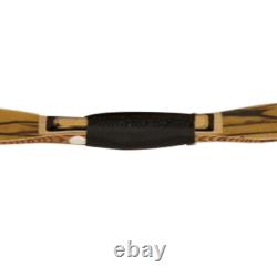 60'' Ming Bow Sicai Black&White Ebony Recurve Bow Horse Bow Practice Hunting Bow
