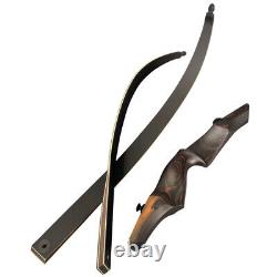 60 Recurve Bow Archery Takedown Wooden Riser 25-60lbs Limbs American Hunting US