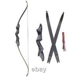 60 Recurve Bow ILF Archery Takedown 30-60lbs Right Hand America Longbow Hunting