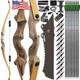 60'' Takedown Hunting Bow 20-60lb Recurve Bow Wooden Adult Archery Target Rh Us