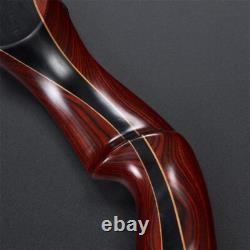 60 Takedown Recurve Bow 25-50lbs Left Hand 15 Wooden Riser Outdoor Hunting Bow