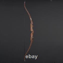 60 Takedown Recurve Bow 25-60lbs Hunting Wooden Archery Adult Target Shooting