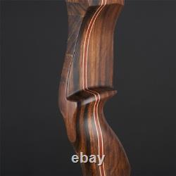 60 Takedown Recurve Bow 25-60lbs Hunting Wooden Archery Adult Target Shooting