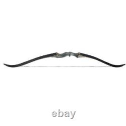 60 Takedown Recurve Bow 25-65lbs Archery Shooting Hunting Bamboo Core Limbs