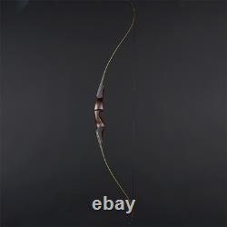 60 Takedown Recurve Bow 30-60LB Right Hand Wooden Riser Traditional Hunting Bow