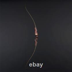 60 Takedown Recurve Bow 30-60LB Right Hand Wooden Riser Traditional Hunting Bow