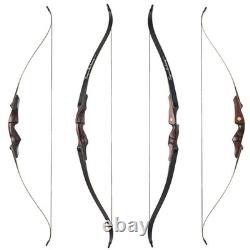 60 Takedown Recurve Bow 30-60lbs RH Archery Outdoor Bow Hunting Shooting Target