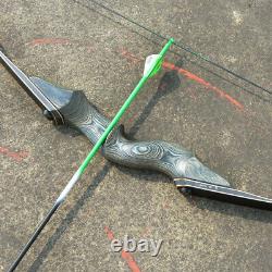 60 Takedown Recurve Bow Arrows Wooden 30-60lbs Archery Hunting Target Shooting
